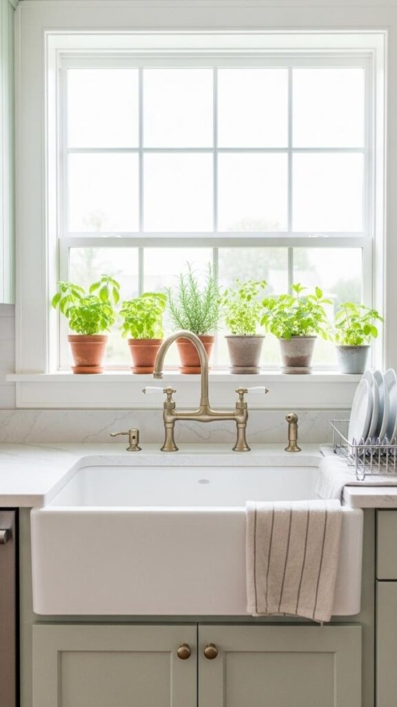 A Farmhouse Apron Sink