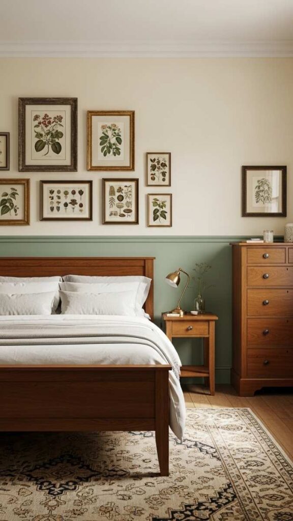 A Clawfoot Tub Visible Through an Open Bathroom Door