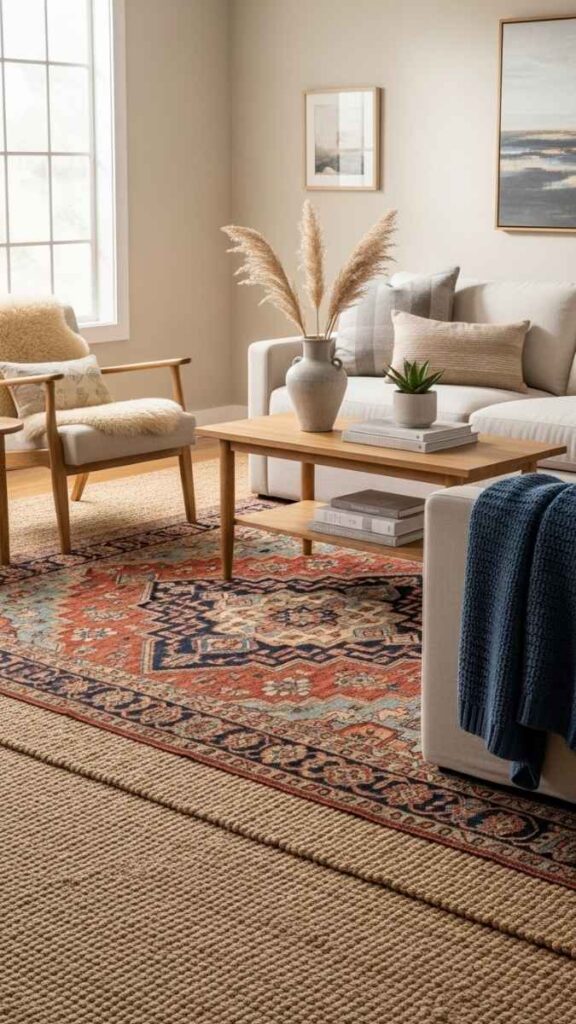 A Persian or Kilim Rug as the Room's Color Foundation