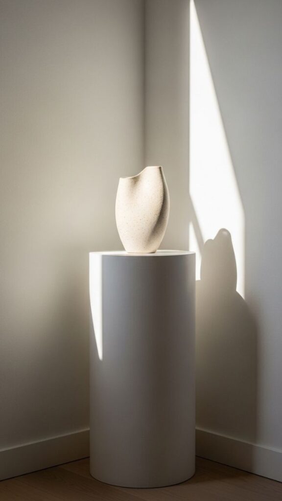 A Plinth or Pedestal for Displaying a Single Object