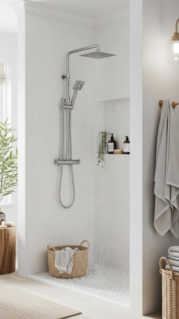 A Rainfall Showerhead for Sensory Impact