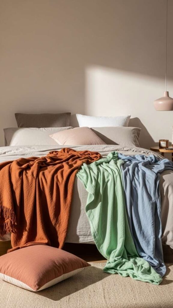 Add Seasonal Color Through Bedding Layers, Not Full Replacements