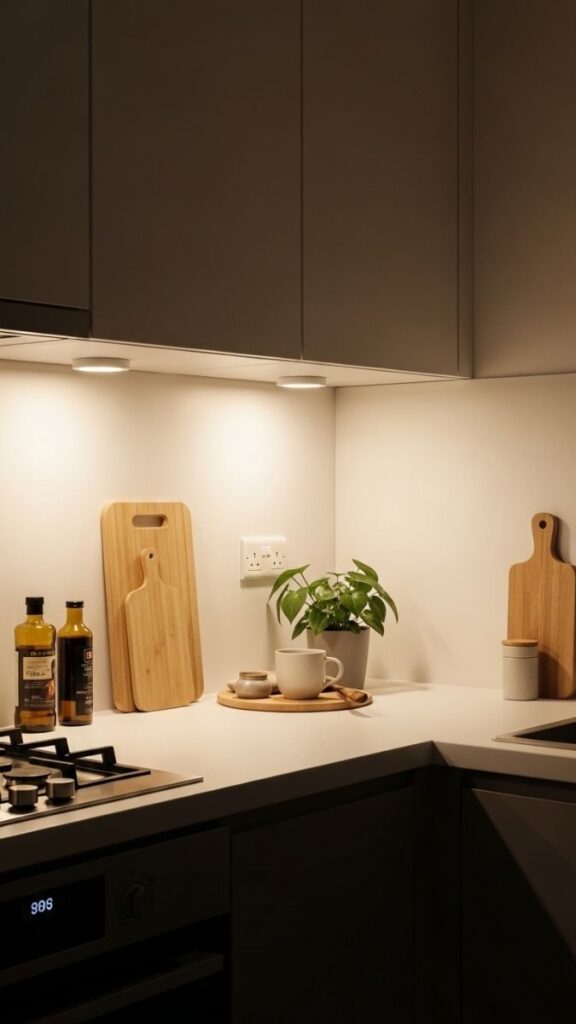 Battery Powered Cabinet Lighting for Renters