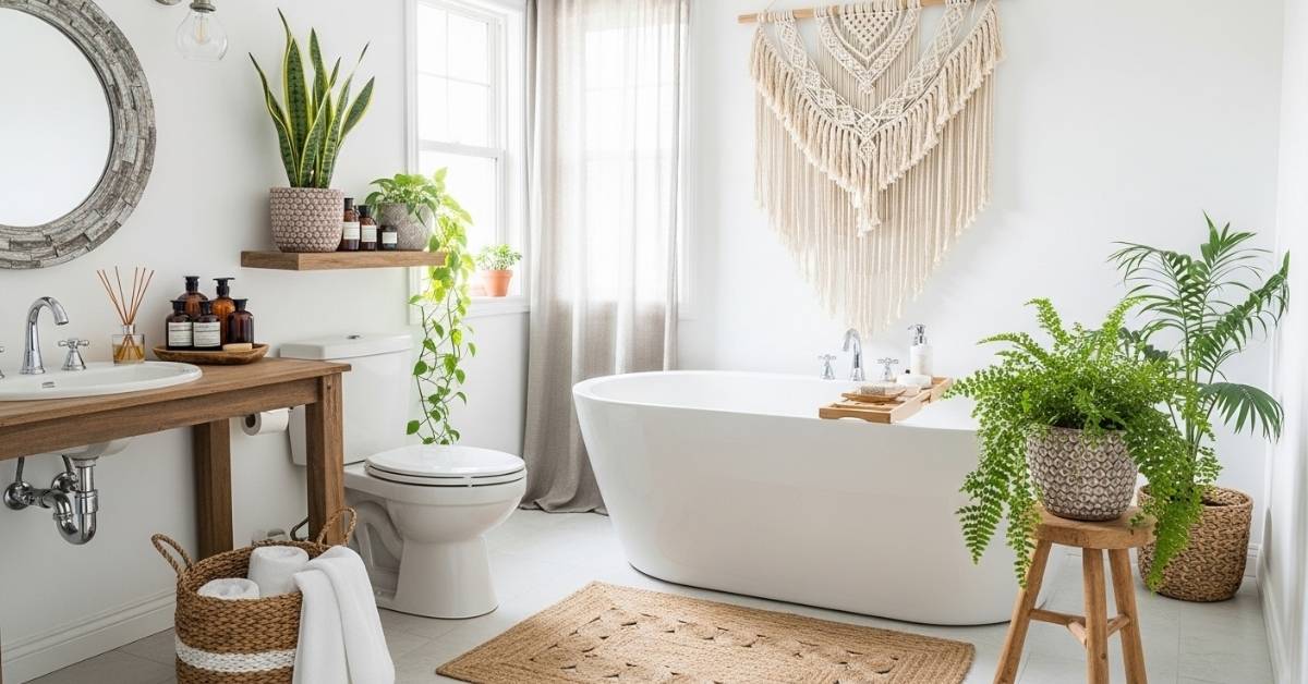 Boho Home Decor Ideas for Your Bathroom