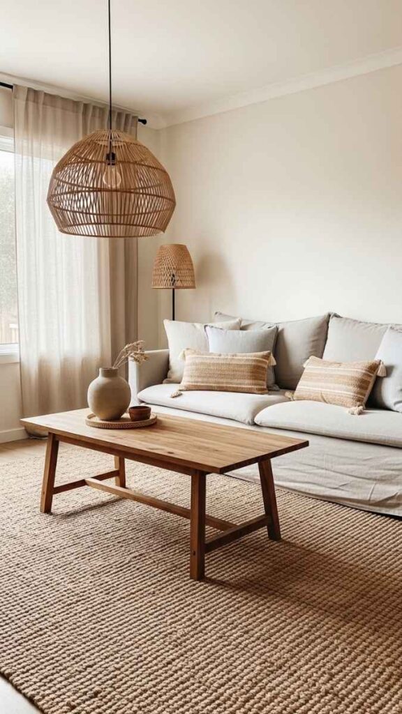 Bring in Natural Materials to Add Warmth Without More Color