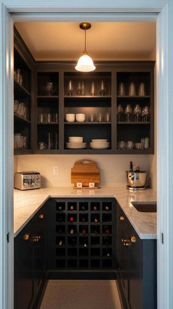  Butler's Pantry Off the Main Kitchen