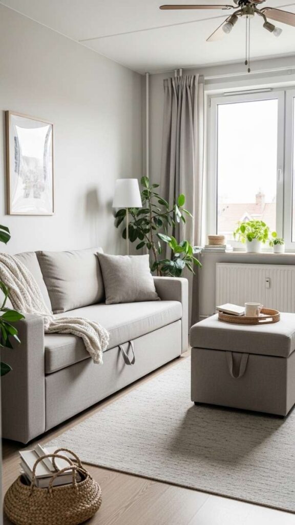Choose a Sofa With Storage Underneath or Inside