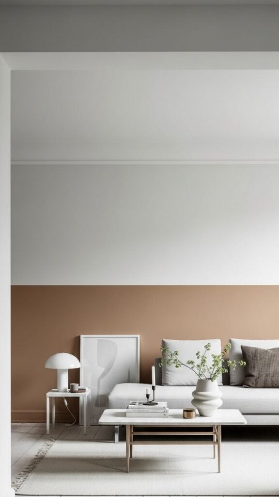 Choose a Two Tone Paint Approach for Low Ceilings