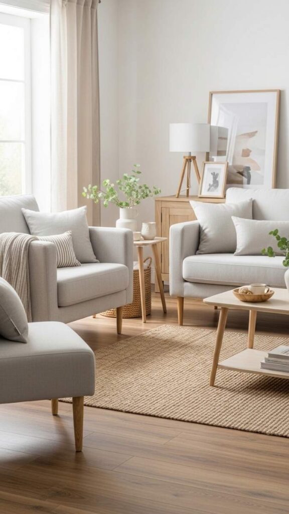 Choose Furniture With Exposed Legs to Keep the Floor Line Visible