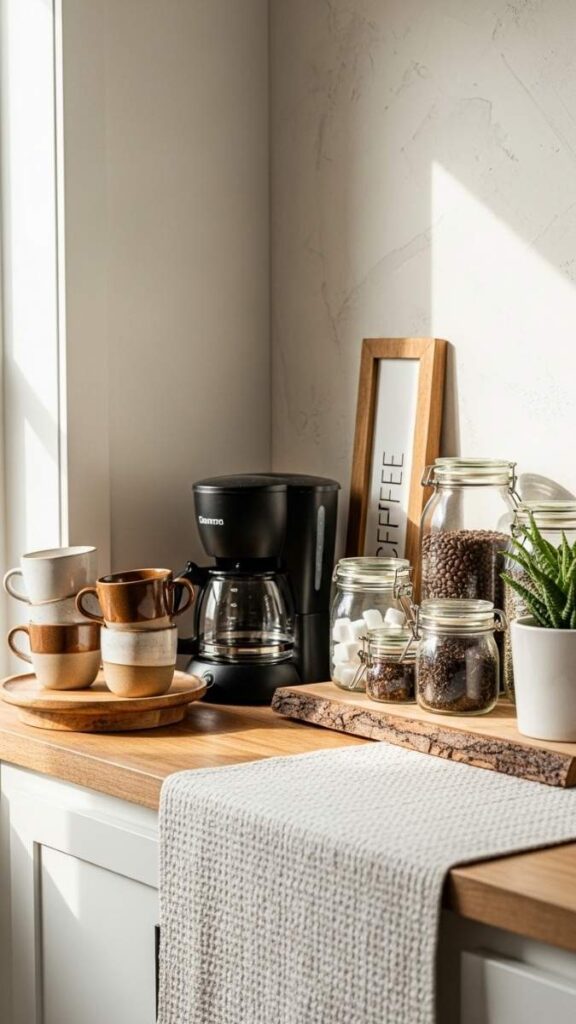 Create a Coffee Station That Doubles as a Decor Moment