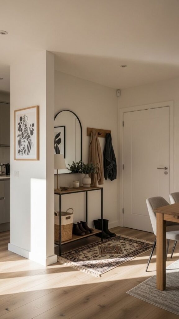 Create a Defined Entry Zone Even in an Open Layout