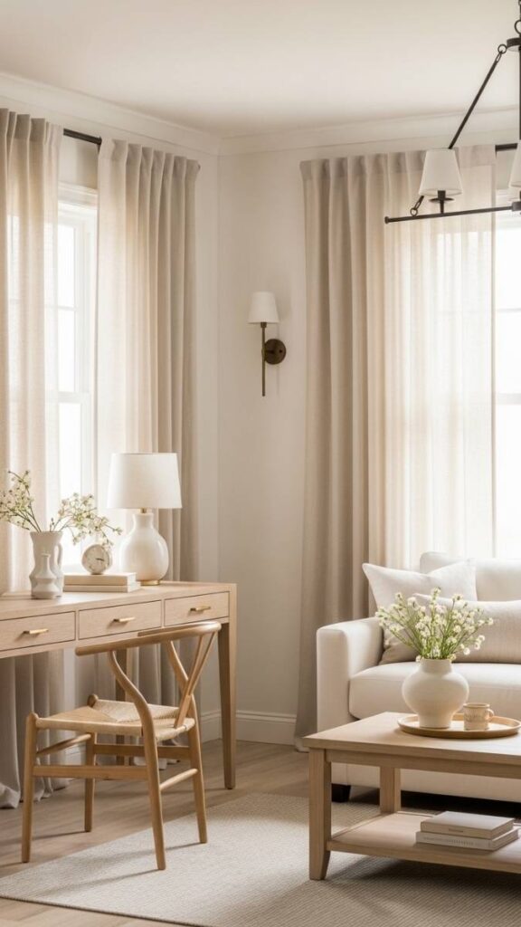 Curtains Hung at Ceiling Height Not Window Height