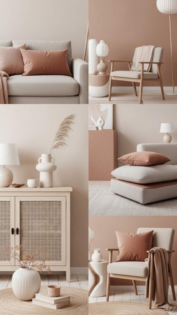 Dusty Rose as a Muted Warm Neutral