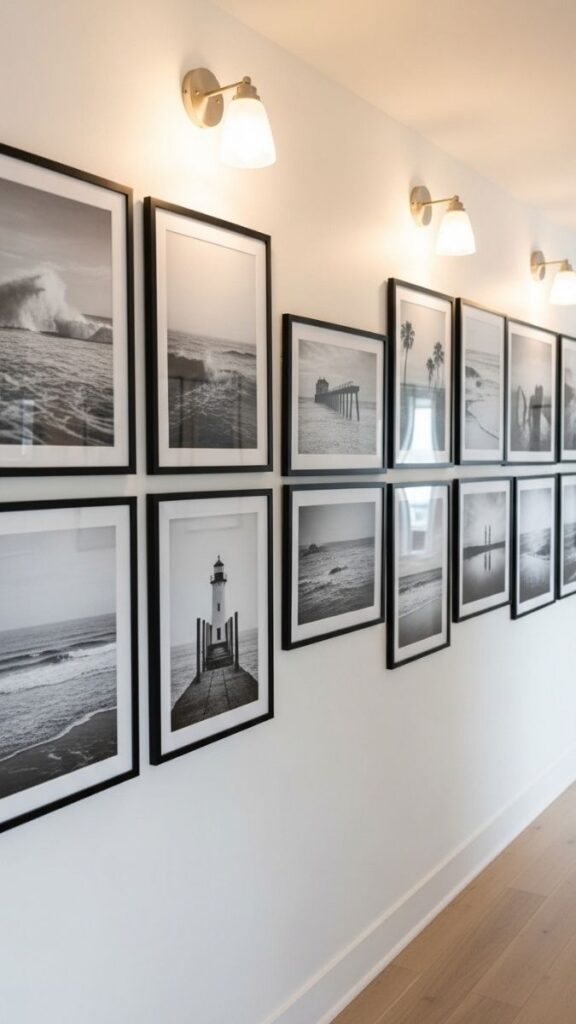Gallery Wall Using Ocean Photography