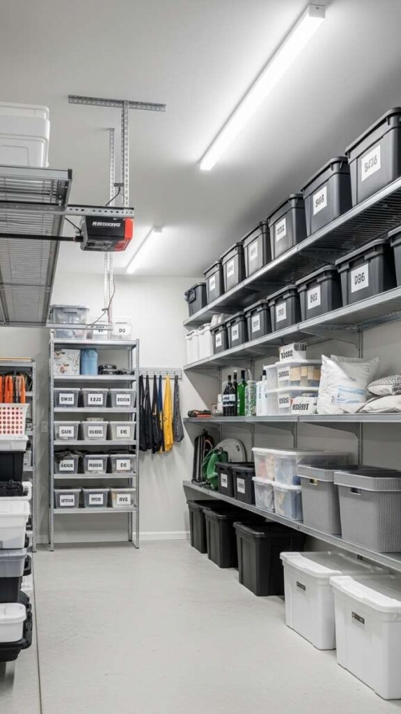 Garage Ceiling Storage Racks for Seasonal Items