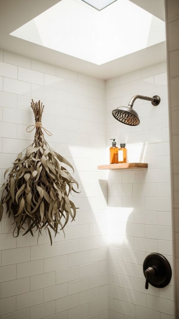 Hang Dried Botanicals or Eucalyptus From Your Shower Head