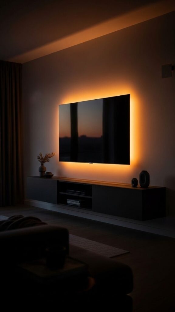 Install LED Strip Lights Behind the TV
