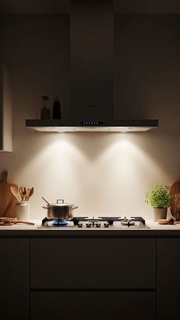 Integrated Lighting in Range Hood Design
