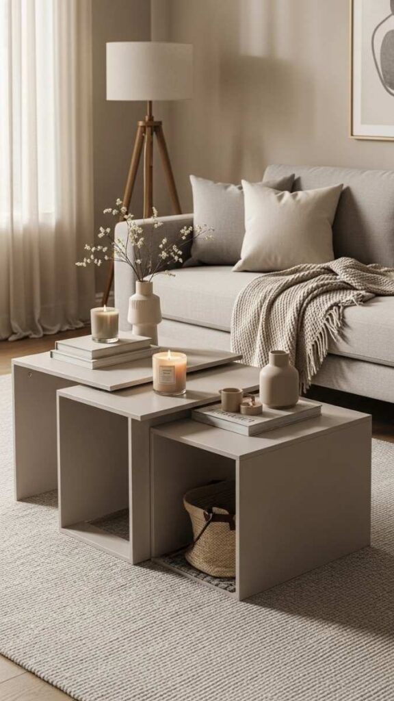 Invest in Nesting Tables Rather Than a Fixed Coffee Table