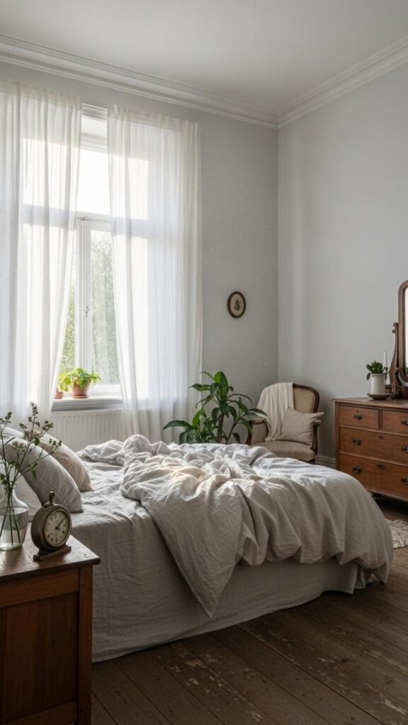 Lace, Muslin, or Sheer Vintage-Style Curtains