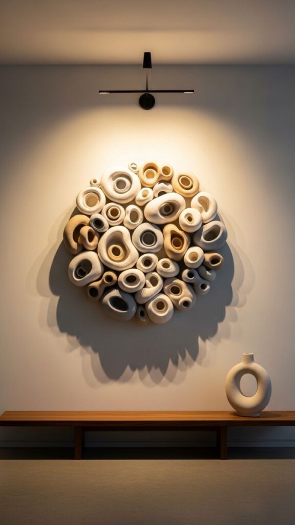 Large Ceramic or Sculptural Wall Piece