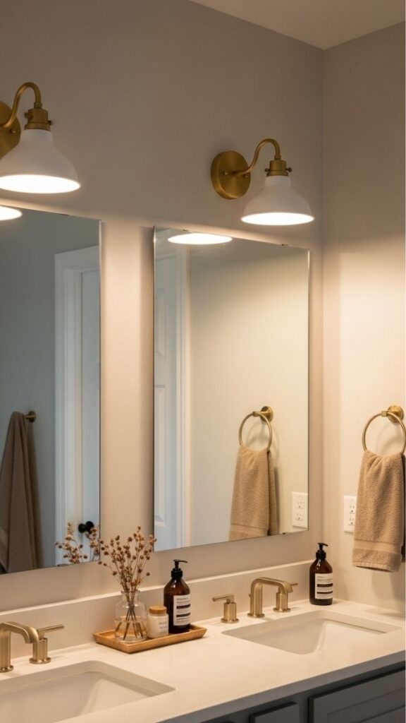 . Light a Bathroom Vanity From the Sides, Not Just Above