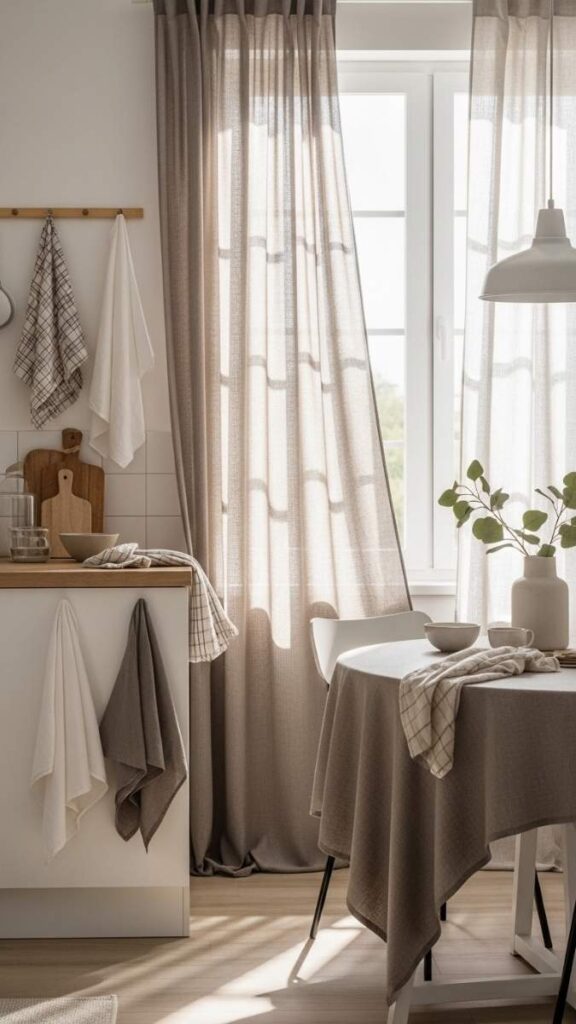 Linen and Cotton Textiles for Softness