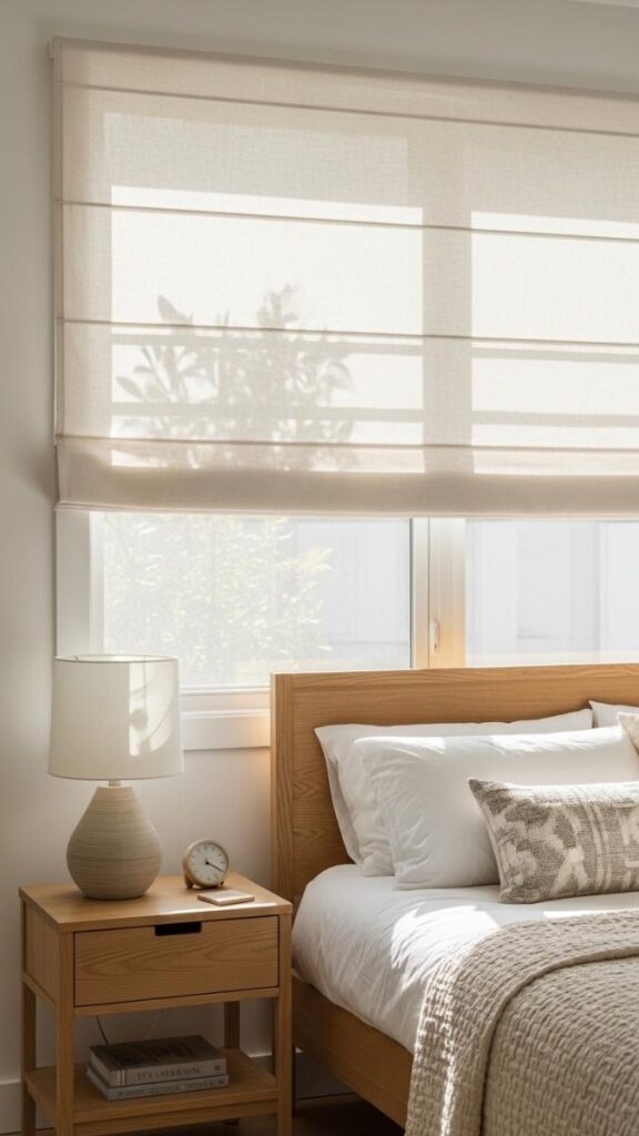 Make a DIY Roman Shade From Fabric and Wooden Dowels