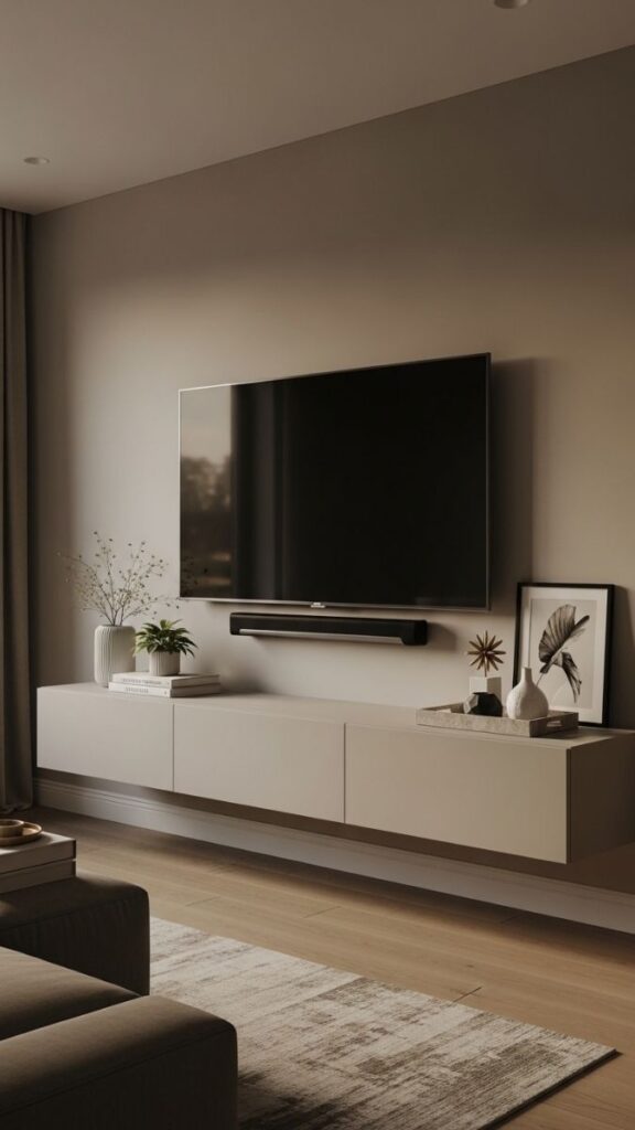 Mount Your TV on the Wall and Reclaim the Surface Below