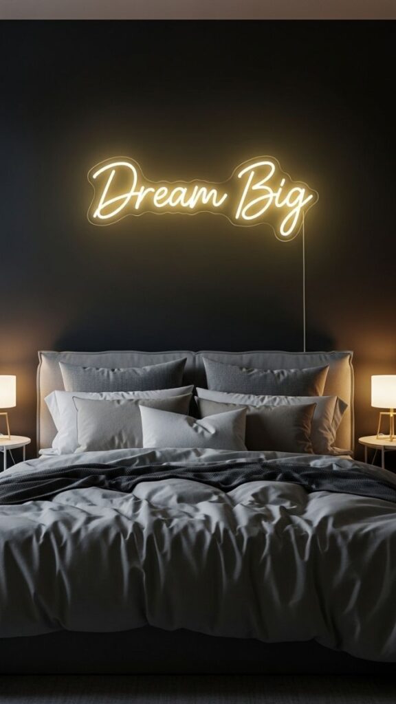 Neon or LED Sign With a Personal Phrase