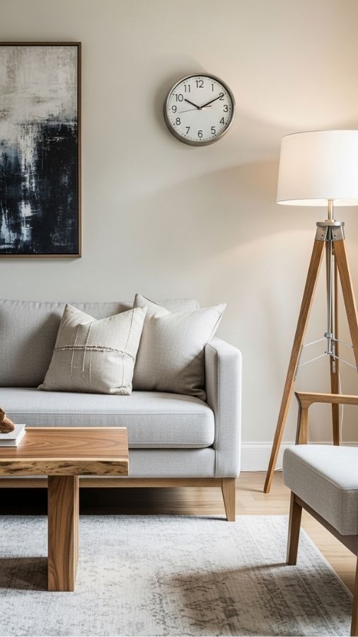 Oversized Clock as a Functional Wall Statement