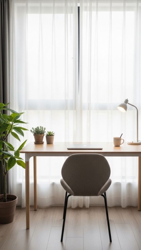 Position the Desk Near Natural Light, Not as an Afterthought