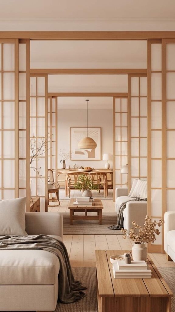 Shoji-Inspired Room Dividers for Open Plan Apartments