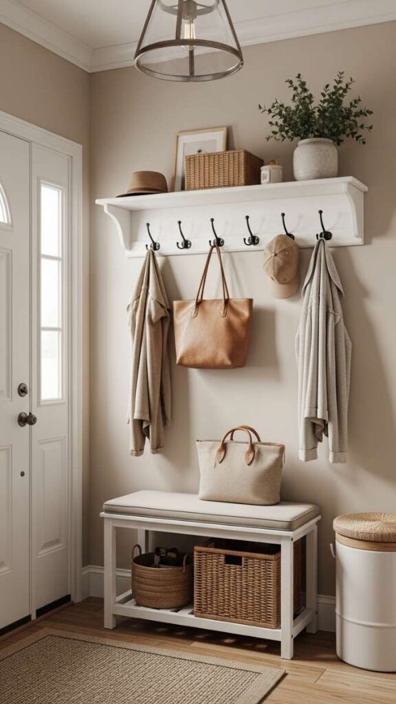 Style Your Entryway with One Functional Hook System