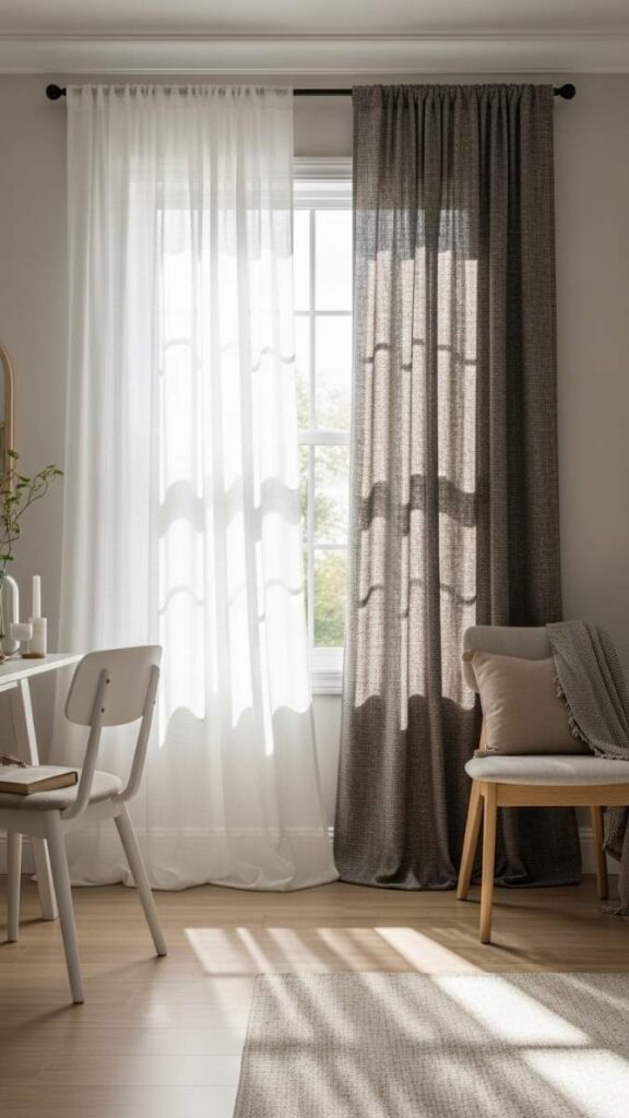 Swap Curtains Seasonally for Immediate Room Impact