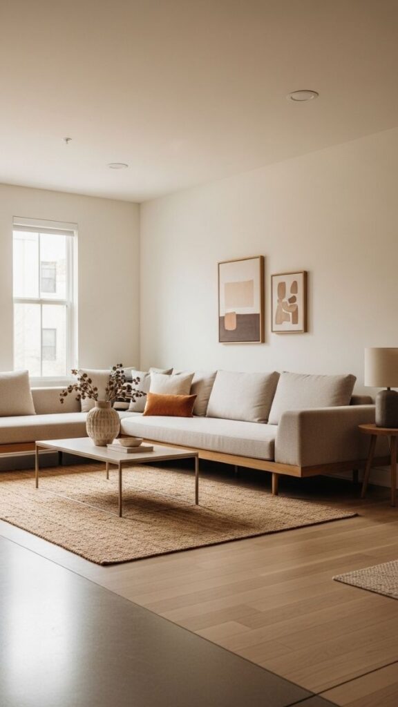 The Low-Profile Sofa Setup That Opens Up Any Apartment Living Room