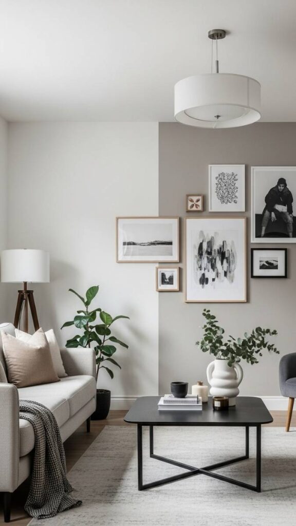 Treat One Wall as a Focal Point, Not Every Wall