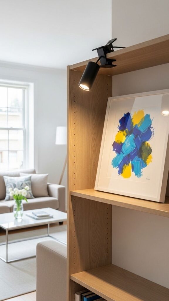 Try Clip-On or Shelf Lights for Renters