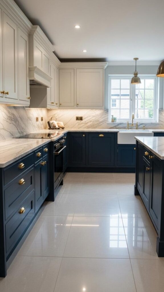 Two-Tone Cabinet Color Split