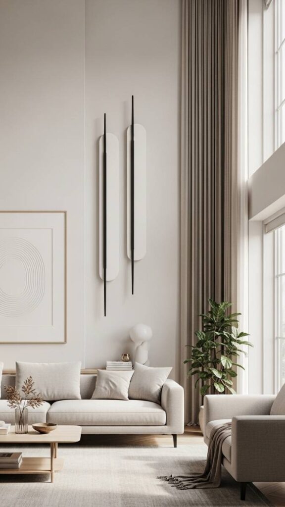 Use a Low Profile Sofa to Open Up Vertical Space