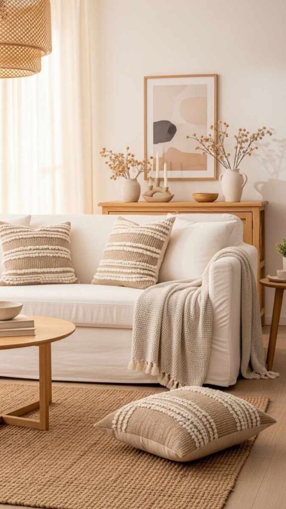 Use a Neutral Linen Slipcover to Update an Old Sofa Without Replacing It