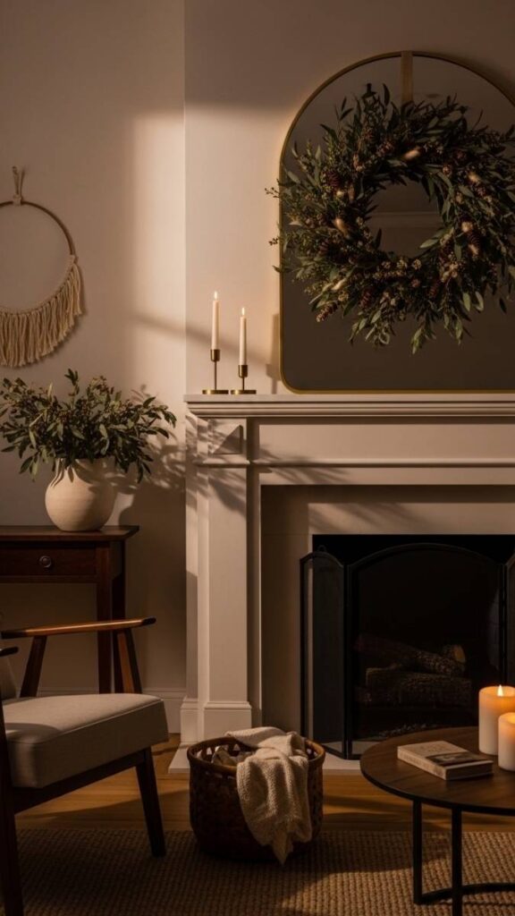 Use a Seasonal Wreath Beyond Just the Front Door