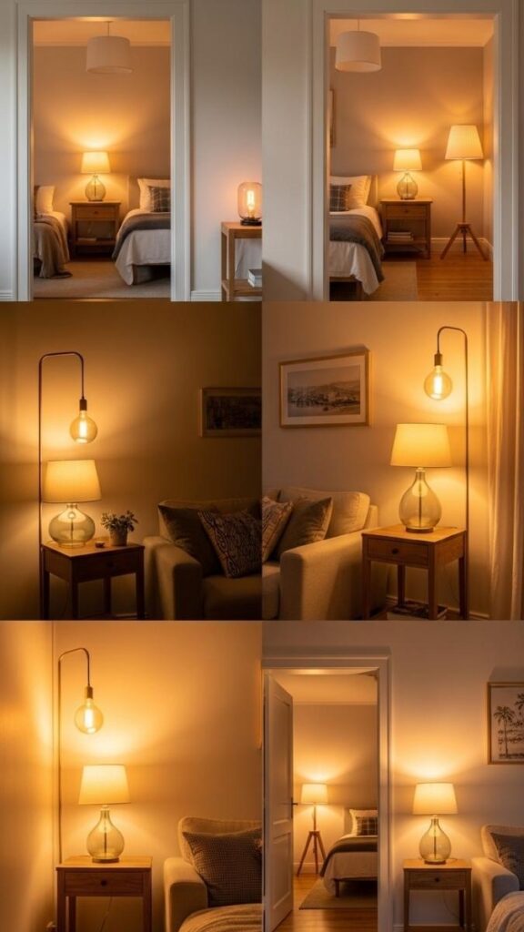 Use Warm Bulbs Throughout to Create Visual Consistency Between Rooms