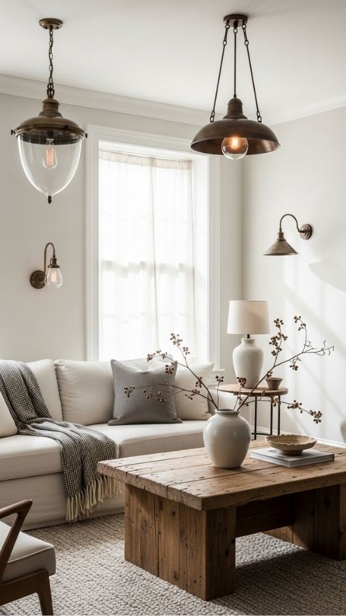 Vintage or Antique Fixtures for Aged Charm