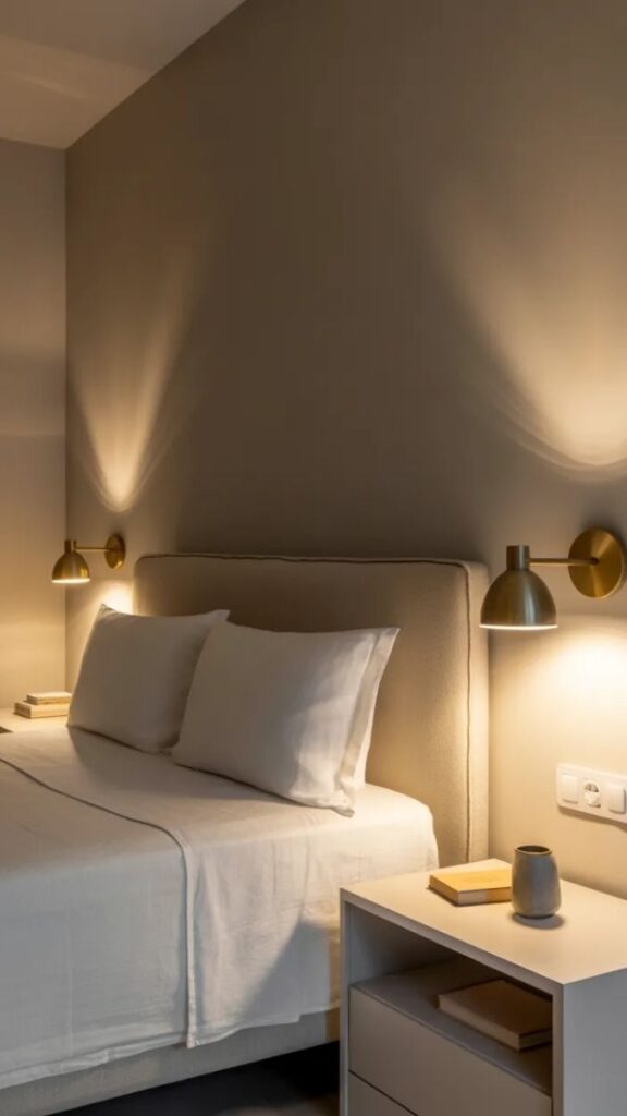 Wall-Mounted Sconces Instead of Table Lamps