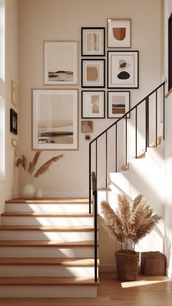 A Staircase Wall Turned Into a Photo Story