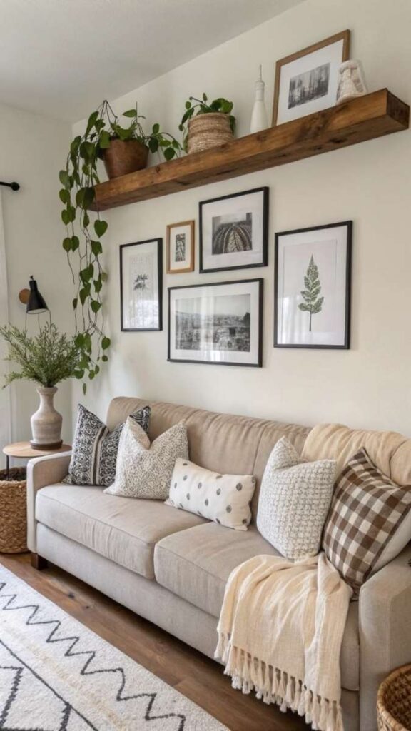 A Ledge Shelf for Rotating Art Displays