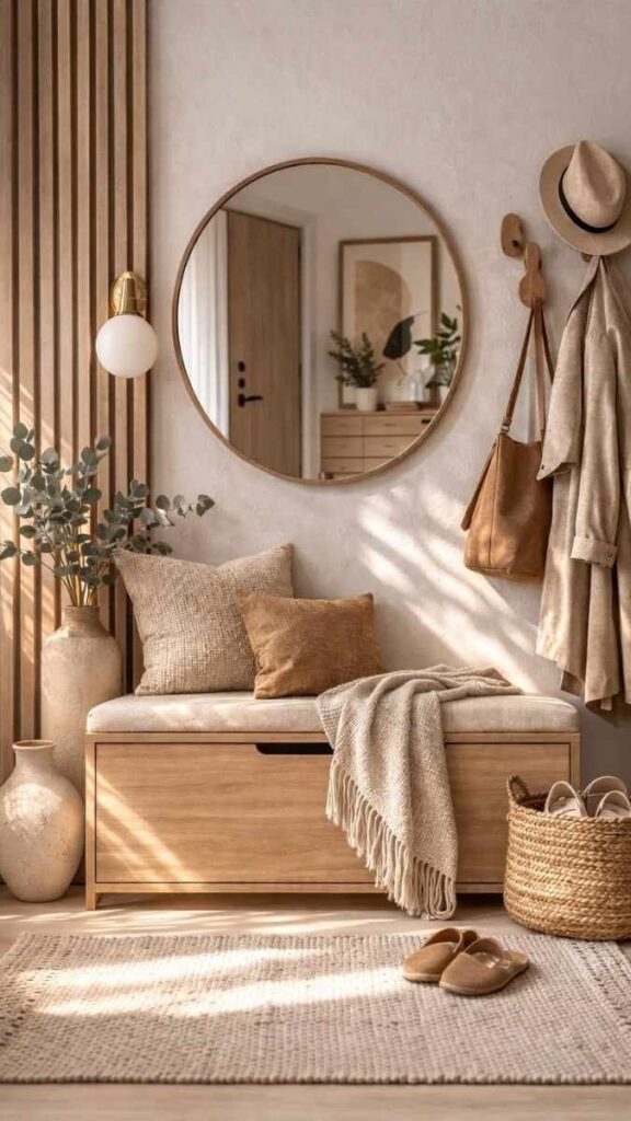 29+ Entryway Decor Ideas That Make Your Home Feel Intentional the Moment You Walk In 10 A Shoe Cabinet That Doubles as a Console