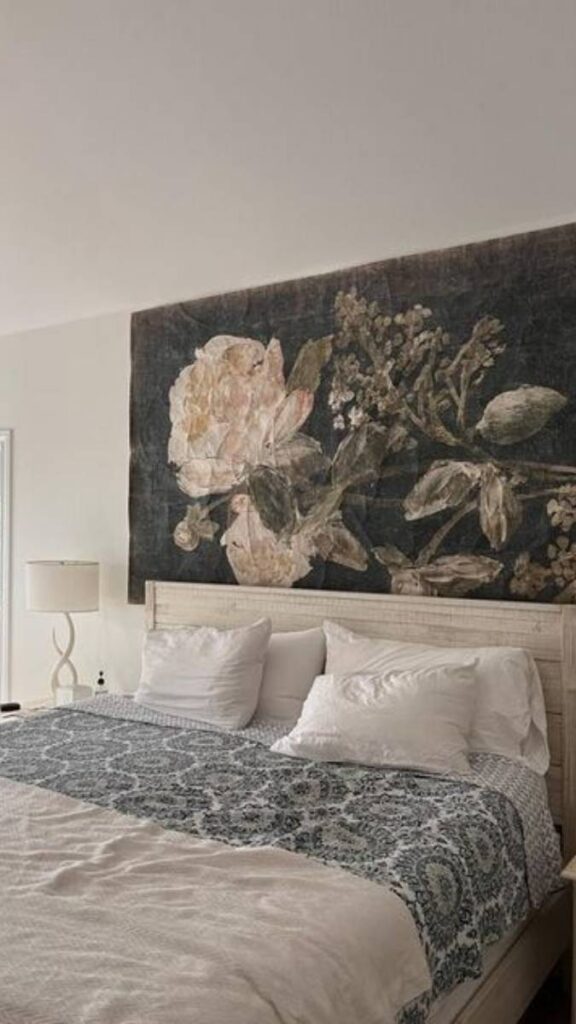 A Statement Tapestry as a Soft Wall Anchor