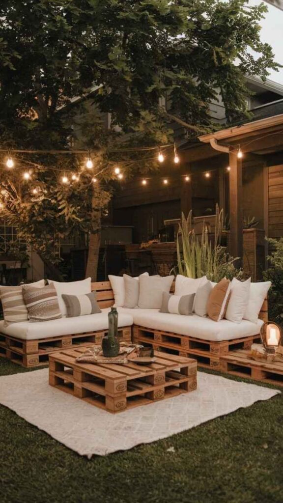 27+ Affordable Pool Furniture Ideas That Actually Look Good 4 A Chaise Lounge Made From a Repurposed Wood Pallet